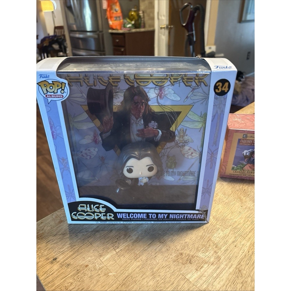 Funko Pop Album Cover Alice Cooper Welcome to My Nightmare 34 Vinyl Figure 64038
